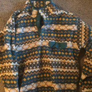 men’s Patagonia fleece pullover